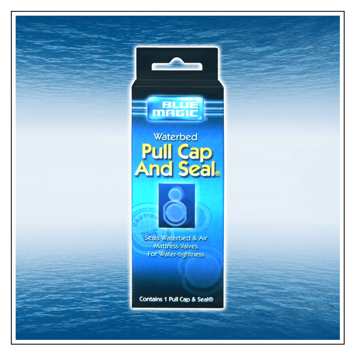 BLUE MAGIC WATERBED MATTRESS PULL CAP AND SEAL Kurland's Discount